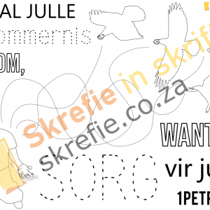 Hy sorg vir julle – 1 Petrus 5:7 – Bybelaktiwiteit