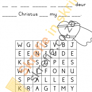 Ek is tot alles in staat – Filippense 4:13 – Bybelaktiwiteit